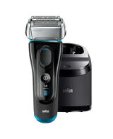 Series 5 Wet/Dry Electric Shaver Silver/Black Plus Clean & Charge Station